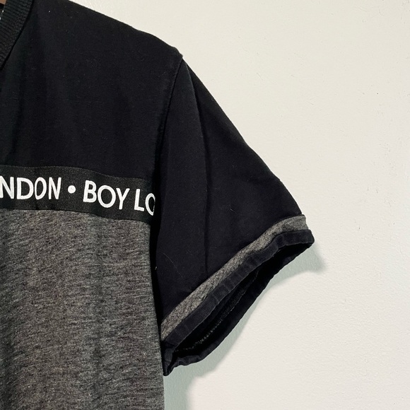 Boy London Gray & Black Logo Graphic T-Shirt - Pit to Pit 21.5” - Picture 10 of 12